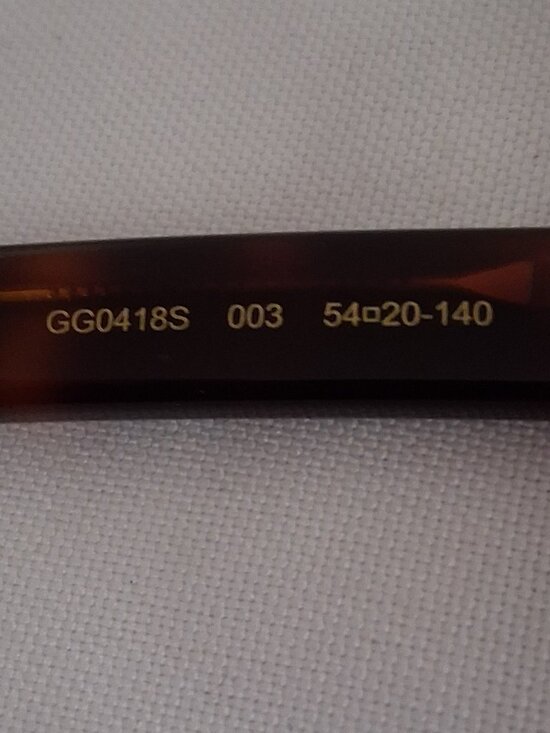 Gucci GG0418S 003 Sunglasses – Size 54-20-140 main image 7